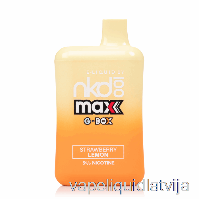Gbox X Pliks 100 5500 Vienreizējais Zemeņu Citronu Vape šķidrums